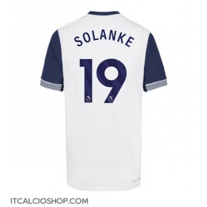 Tottenham Hotspur Dominic Solanke #19 Prima Maglia 2024-25 Manica Corta